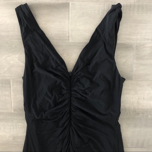 Bcbg MaxAzria sleevesless midi black dress size M - Picture 6 of 8